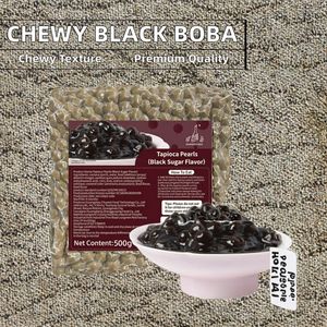 Perlas de Tapioca Redondas Marrones de Alta Calidad para Té, Postres de Burbujas, Marca Zonegoing, 900g - Product Image 2