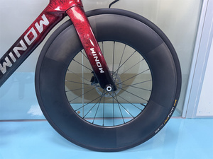 Nouveau vélo de contre-la-montre complet en carbone Winowsports pour le triathlon avec groupe L-TWOO Er9 Di2, guidon aérodynamique TT129 ARB02, vélo de contre-la-montre complet TT129 - Product Image 2
