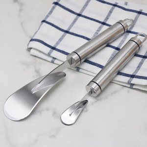 304 in acciaio inox pelapatate arancio sicuro regolabile prodotto da cucina per uso domestico per <span class=keywords><strong>Tupperware</strong></span> ispirato frutta verdura - Product Image 3