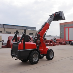 Miniexcavadora Telescópica con Motor Delantero, Capacidad de Carga de 1000 kg, Compacta, con Ruedas, Certificación EPA, CE, Euro5, Gran Oferta 2026 - Product Image 3