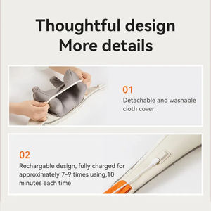 Ultimate Comfort portátil inalámbrico Shiatsu Deep Tissue 6D amasado manos libres hombro y cuello masajeador - Product Image 3