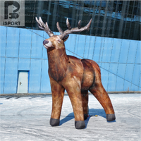 Renne de Noël Géant Gonflable pour Promotion Commerciale/Fête de Noël/Célébration des Fêtes/Animation de Grands Espaces