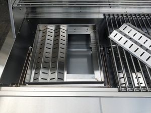 Barbecue de cuisine d'extérieur en acier inoxydable Barbecue à charbon de bois Hauteur réglable Conception sans fumée pour usage domestique - Product Image 3