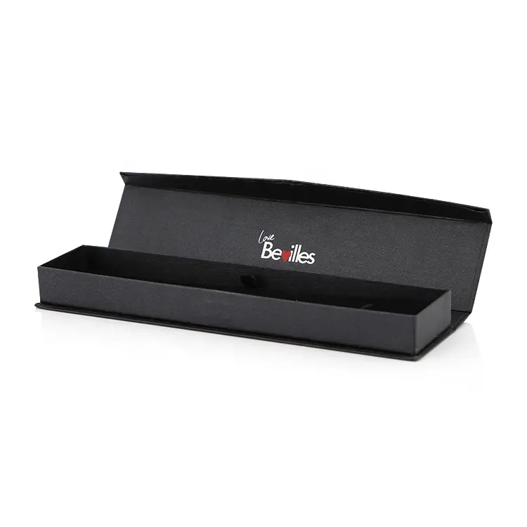 Özel lüks sert katlanır siyah kağıt ambalaj mıknatıs kapatma klozet kapağı örtüsü katlanabilir manyetik hediye kutusu Logo baskılı kozmetik kapları