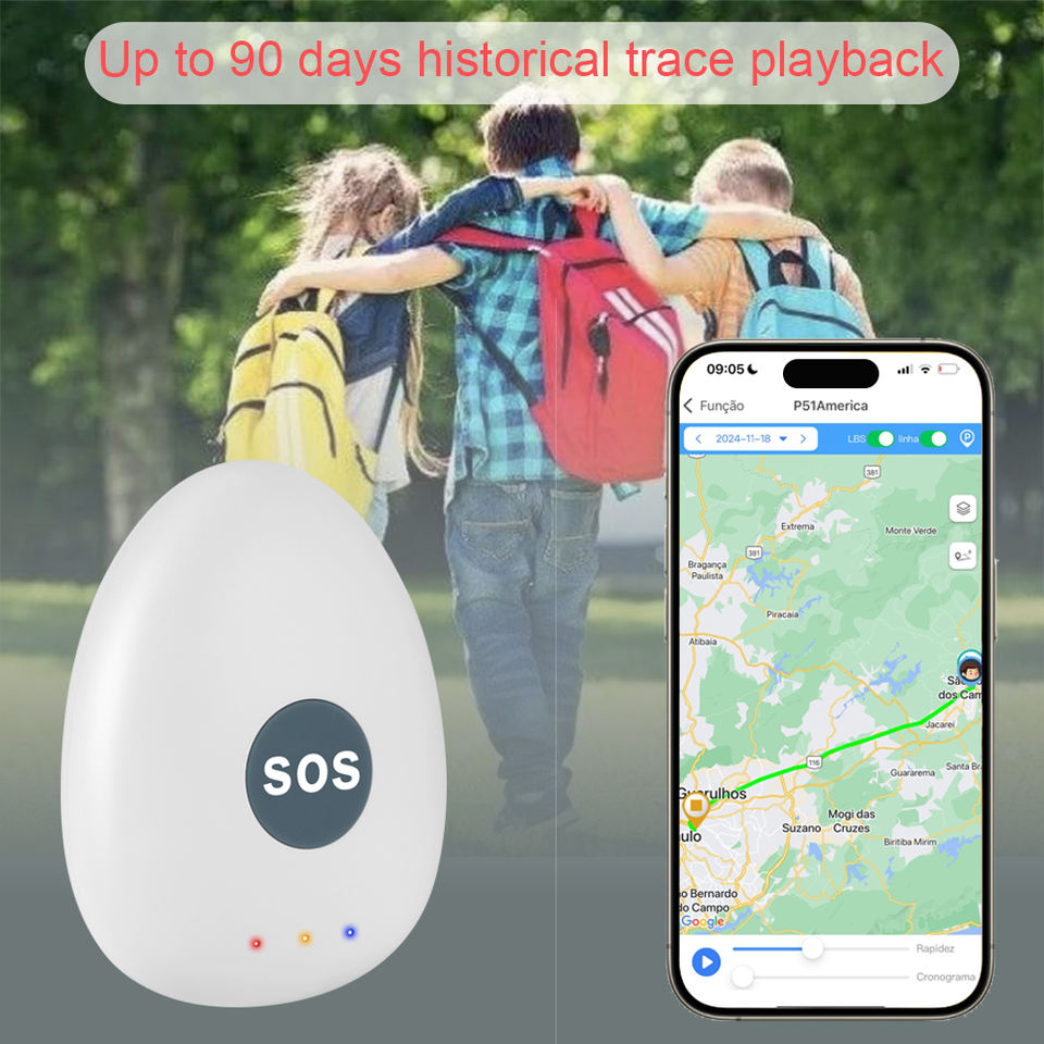 Latest Personal SOS Alarm 4G GPS Tracker for Kids & Elderly