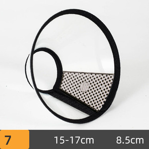 Collar isabelino para gatos, perros grandes, estilo clásico Simple, suave, antiarañazos, antimordeduras, antilesiones, cubierta para lesiones, patrón sólido - Product Image 6