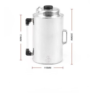 Universal 2L Engine Oil Catch <b>Can</b> Aluminum Dual Purpose <b>Air</b> Filter For Car Modification Retrofit Upgrade - Product Image 3
