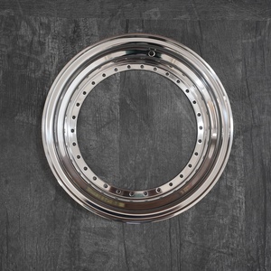 Jante forgée de 15 à <span class=keywords><strong>16</strong></span> pouces avec rebord extérieur perforé à 30 trous, rebord poli pour <span class=keywords><strong>BBS</strong></span> <span class=keywords><strong>RS</strong></span> - Product Image 4