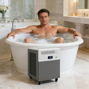 מכונת אמבט קרח Fengmang BY-50 יעילה במיוחד, 1.4 כוחות סוס, קירור במחזור, 220V/110V, ניידת, לשימוש מסחרי בחדרי כושר - Product Image 2