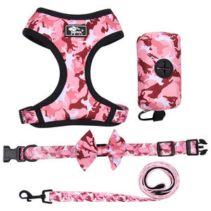 Aksesori hewan peliharaan mewah kustom kamuflase baru tali kerah set <span class=keywords><strong>harness</strong></span> anjing <span class=keywords><strong>harness</strong></span> anjing yang dapat disesuaikan tali dan <span class=keywords><strong>harness</strong></span> hewan peliharaan - Product Image 3