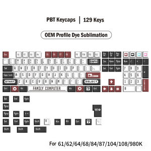 Keycaps en PBT sur le thème du corail personnalisés, DYE-SUB, profil XDA OEM, pour claviers mécaniques avec interrupteurs <span class=keywords><strong>Cherry</strong></span> <span class=keywords><strong>Gateron</strong></span> <span class=keywords><strong>MX</strong></span> - Product Image 5