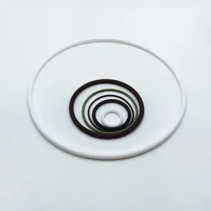 วงแหวนพลาสติกโอริง PTFE ทนสารเคมีเป็นพิเศษผลิตจากเทฟลอนและเครื่องซักผ้า