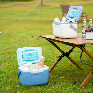 IceMaster 5.5L Pink Blue <b>Drink</b> <b>Outdoor</b> <b>Cooler</b> Box Camping Picnic Insulated <b>Cooler</b> Box With Handle - Product Image 6