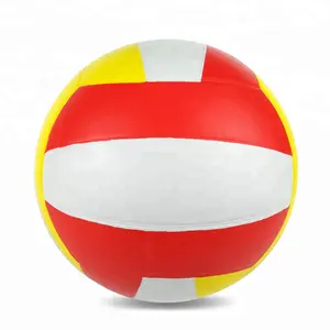 Ballon de volley-ball Offre Spéciale caoutchouc coloré fabriqué en usine Taille officielle 5