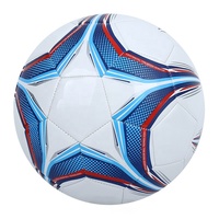Bola Sepak PVC/TPU Grosir 32 Panel Jahitan Mesin Logo Kustom Bola Latihan Olahraga