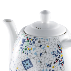RAF 1000W mosaico in ceramica di alta qualità Auto Shutoff <span class=keywords><strong>Samovar</strong></span> <span class=keywords><strong>teiera</strong></span> porcellana bollitore elettrico acqua in ceramica - Product Image 3