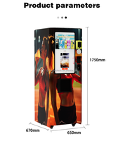 Máquina Expendedora de Proteínas GJ711 con Gestión en la Nube, Máquina Expendedora de Bebidas Proteicas, Kiosco Inteligente de Bebidas Nutritivas para Gimnasios y Clubes