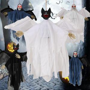 Décoration d'halloween commande vocale oscillante sorcière fantôme suspendu barre <span class=keywords><strong>de</strong></span> son rougeoyante chambre secrète maison hantée accessoires d'horreur - Product Image 4