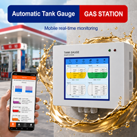 Controlador Inteligente Totalmente Automático, Detector de Temperatura y Volumen de Líquido para Múltiples Tanques de Almacenamiento con Pantalla Táctil Ultra Clara