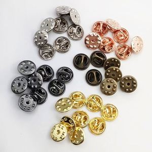 Wholesale Gold Nickel Plated <b>Metal</b> Butterfly Clutch Clips Rubber Clutch <b>Pin</b> Back Enamel <b>Pin</b> Lapel <b>Pin</b> Clutch - Product Image 1