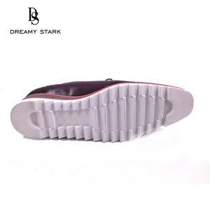 Chaussures habillées décontractées pour hommes, à lacets, de style professionnel, à semelle épaisse, confortables et de haute qualité, modèle Dreamy Stark - Product Image 5