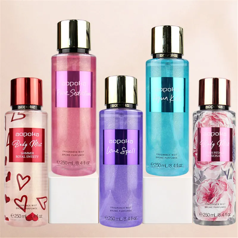 manufacturer wholesale 20 kinds of perfumes 250ml Vitol Flower Body Spray Women's perfume fragrances last long