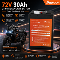 Batterie lithium haute capacité 72V 30Ah pour moto électrique, scooter électrique, vélo électrique, deux roues, batterie rechargeable avec BMS