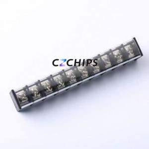 DBT40S-9.5-10P-BK-P Barrier Terminal Block P=9.5mm Connector ( Pitch: 9.5mm )( Rated Current: 20A )( Rated Voltage: 300V ) - Product Image 1