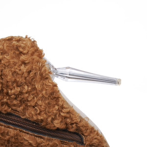 รองเท้าบูทขนเฟอร์สำหรับผู้หญิง หัวแหลม ส้นเข็ม แฟชั่นใหม่ รองเท้าบูทขนสัตว์เทียมสำหรับผู้หญิง - Product Image 6