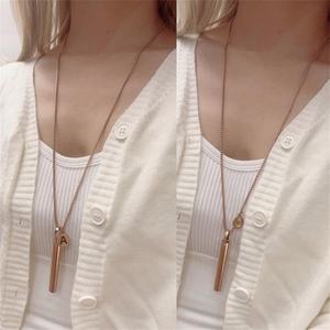 Collier sportif anti-ternissement en or 18 carats, pendentif en acier inoxydable véritable, collier respirant pour femmes, hommes et filles - Product Image 5