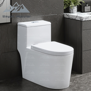 โถสุขภัณฑ์เซรามิกแบบชิ้นเดียว ยี่ห้อ Wayon ระบบไซฟอน ฉีดน้ำแบบเจ็ท สีขาว ได้รับการรับรองมาตรฐาน CE และ SASO รุ่น WW-ZBQ - Product Image 5