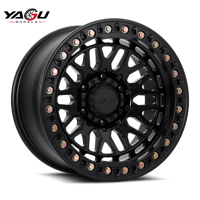 Jantes forgées sur mesure 17x9 18x9 Raw Machine Forged pour SUV tout-terrain, pick-up, jantes Beadlock pour Ford Ranger F-250 F-350 Bronco Toyota Prado