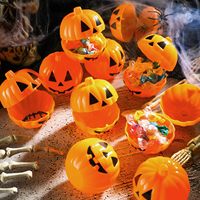Boîtes à bonbons miniatures en forme de citrouille Jack-o'-Lantern, ouvrables, couleurs assorties, pour enfants, cadeaux et décorations pour fêtes de Halloween
