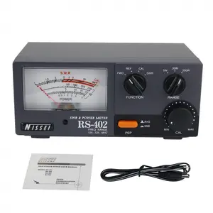 Misuratore di potenza RS-402 di NISSEI 125-525MHz 200W SWR Watt metro con grande esposizione del tester