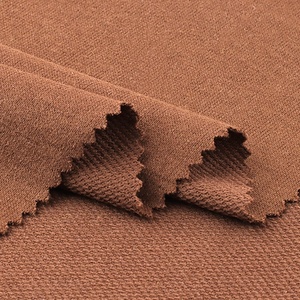 Бесплатный образец 270 GSM трикотажная футболка ткань 97% чесаный хлопок 3% спандекс супер мягкий простой окрашенный тяжелый стрейч-воск для мальчиков - Product Image 4