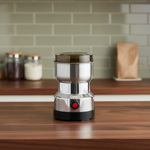 Molinillo de Café Eléctrico Portátil de Acero Inoxidable Francés 2026, Mini Molinillo de Granos y Especias Secas con Muelas Planas para Uso Doméstico - Product Image 1