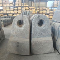 Tête de marteau pour concasseur de roche en alliage de chrome haute résistance, multifonction, pour le traitement des minerais, pièces de rechange de haute qualité de marque Golden Casting
