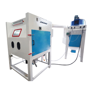 Multifunctional Automatic Sandblasting Machine 2 in 1 Sand <strong>Blasting</strong> <strong>Cabin</strong> with Turntable and Tumbler - Product Image 5