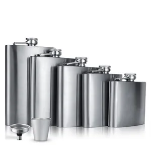 Buy 6oz Stainless Steel Hip Flasks in Bulk Wholesale Lots at