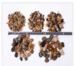 Mịn cảnh quan trang trí màu đen trắng đỏ xám nâu sỏi sỏi tùy chỉnh với màu sắc hỗn hợp - Product Image 2