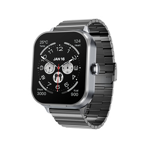 Smartwatch Sportivo <span class=keywords><strong>2</strong></span> in 1 con Auricolari Wireless da <span class=keywords><strong>2</strong></span>,01 Pollici, Monitoraggio della Frequenza Cardiaca e della Salute, IP67, in Lega, Unisex, IPS - Product Image 3