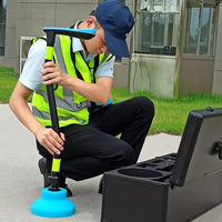 Détecteur de fuites professionnel PQWT BT10 pour tuyaux métalliques et PVC souterrains jusqu'à 9 m, équipement de détection de fuites d'eau dans les canalisations