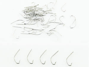 200 pièces crochet de poisson en acier à haute teneur en carbone avec appâts vivants à barbe pour lac d'eau douce et rivière noir de carbone pour la position du ruisseau - Product Image 5