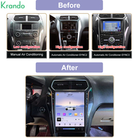 Unité de navigation automobile de style Tesla Krando 13,6 pouces pour Ford Explorer 2011 - 2019, autoradio Android, CarPlay sans fil, Playstore 5G