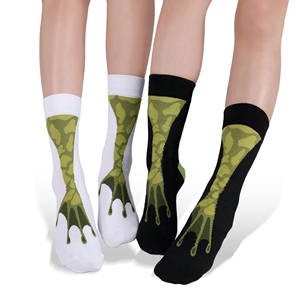 मजेदार उपहार मोजे कार्टून पशु पैर पागल घुटने की लंबाई कस्टम फैशन मोजे - Product Image 4