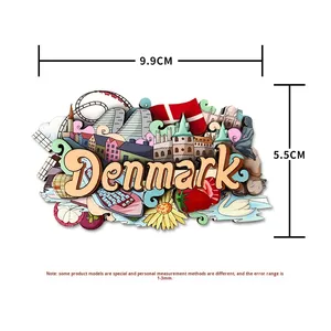 Aimants de réfrigérateur de <span class=keywords><strong>voyage</strong></span> mondial, souvenirs de divers pays, artisanat en bois, décoration intérieure, fabrication chinoise, vente directe d'usine - Product Image 5