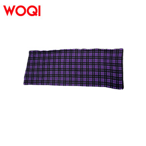 Sac de couchage en polaire Woqi, motif écossais violet, rectangulaire, portable, design enveloppe, pour voyages, camping, intérieur et extérieur - Product Image 3