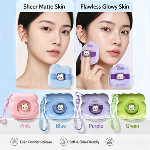 Ensemble d'éponges de maquillage en forme de nuage avec étui de rangement et cordon, éponge douce pour fond de teint et poudre pour l'application du maquillage - Product Image 2