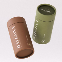 Boîtes en papier cylindriques empilables, recyclables, avec couvercle pailleté, fabriquées à la main, en carton ondulé noir, personnalisables, en gros, réutilisables