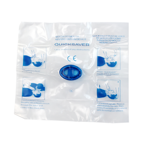 Masque de RCP jetable portable certifié CE – Dispositifs de premiers secours pour une intervention rapide – Kits d'urgence bouche-à-bouche – Accessoires - Product Image 1